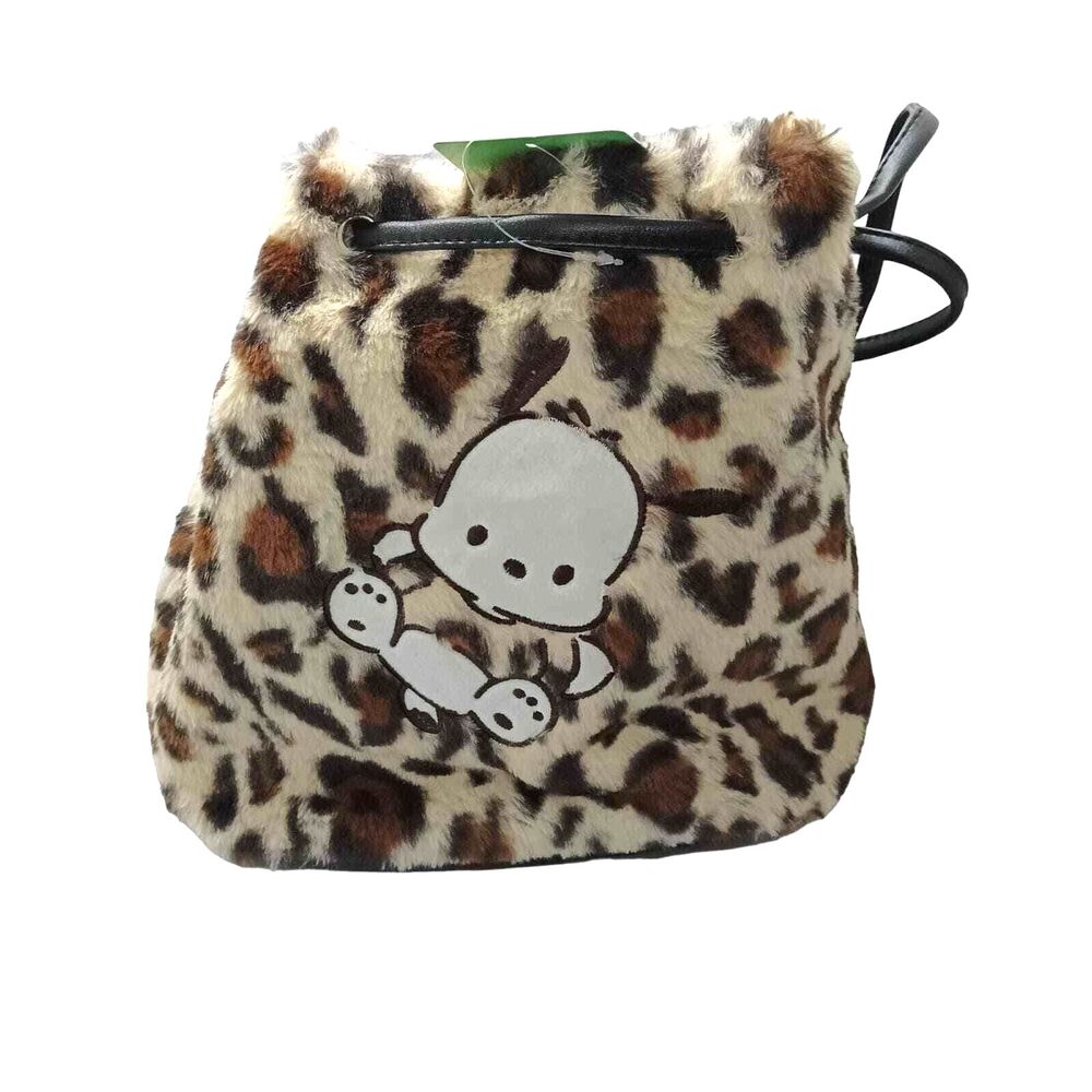 Pochacco animal print sanrio drawstring bag